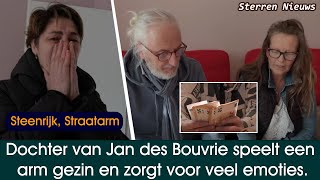 Steenrijk Straatarm Dochter van Jan des Bouvrie speelt een arm gezin en zorgt voor veel emoties [upl. by Darsie828]