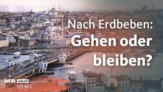 Nach Erdbeben in der Türkei Sorge in Istanbul  Aktuelle Stunde [upl. by Ahtenek]