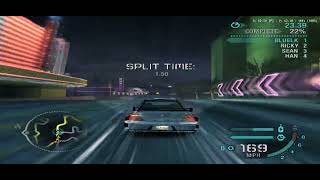 NFS Carbon  Challenge Series Gold Sprint Event GameplayAetherSX2 HD [upl. by Anod]