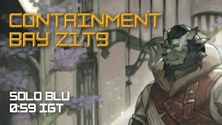 FFXIV  Containment Bay Z1T9  Solo BLU 0m59s [upl. by Atinej517]