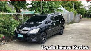 2013 Toyota Innova 25G Top of the line Review [upl. by Merkley]