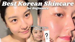 Korean skincare products  simple routine for beginners each skin type [upl. by Hilde183]