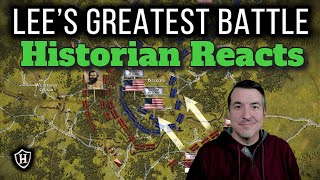 Chancellorsville 1863  Robert E Lees Greatest Battle  HistoryMarche Reaction [upl. by Notsyrb80]