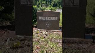 Wolfman  Ever see a grave like this cemetery halloween trending [upl. by Serica317]