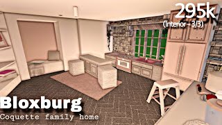 Bloxburg  Suburban Autumn Roleplay Home  Interior [upl. by Eugnimod908]