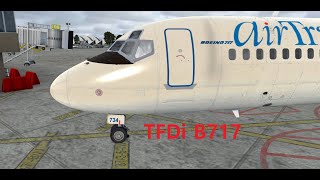 Tutorial TFDi B717 en Español [upl. by Nonnac22]