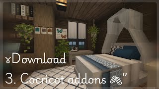 How to download All Cocricot Addons on mcpe aesthetic furniture mods 🏷ˎˊ [upl. by Hyland]