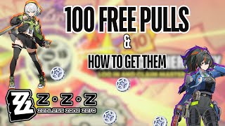 Zenless Zone Zero 100 Free Pulls  How To Get 100 Free Pulls in Zenless Zone Zero [upl. by Ileane544]