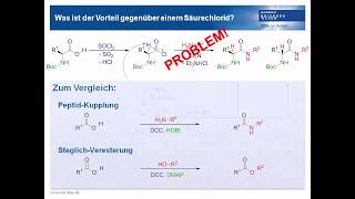 PeptidKupplungen und SteglichVeresterung  Viele Reagenzien ein Konzept [upl. by Gnagflow]