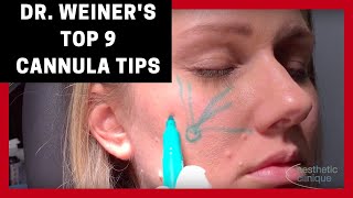 Dr Steven F Weiners Top 9 Tips for Using Cannulas for Fillers [upl. by Sik]