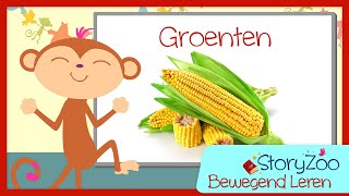 Bewegend leren  Groenten 🍅🥒🌽 [upl. by Llenaej441]