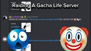 Raiding A Cringy Gacha Life Discord Server Diddy Homophobic Sigma Rizz [upl. by Gaskin]