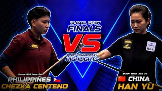 PINAY CUE ARTIST VS CHINESE CHAMPION WOMENS 10BALL OPEN CHAMPIONSHIP FINALS 2023   COMMENTARY [upl. by Miriam]