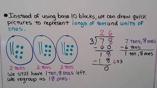 4th Grade Math 49 Model Division with Regrouping [upl. by Warfold]