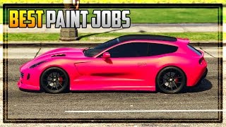 GTA 5  BEST PAINT JOBS FOR THE NEW DLC CARS FMJ BESTIA amp REAPER [upl. by Kalasky]