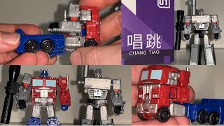 How to transform and assemble skybound Optimus prime transformer core class amp Chang tiao megatron [upl. by Benita]