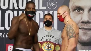 Lawrence Okolie vs Krzysztof Glowacki amp undercard WEIGHIN  Eddie Hearn [upl. by Bruce]