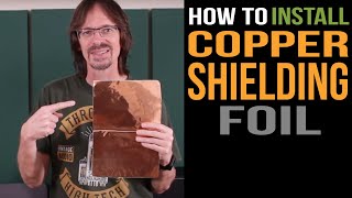 How to Install Copper Foil in a Guitar or Bass [upl. by Goodrow]