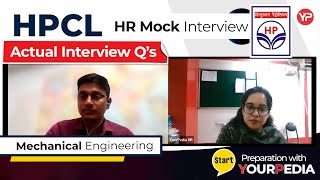 HPCL HR Mock Interview  Actual Interview Questions  Mechanical Engineering [upl. by Prouty474]