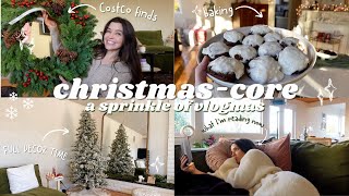 CHRISTMASCORE 🎄 a sprinkle of vlogmas  books decor workout baking chats [upl. by Anaidiriv]