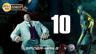 The Amazing Spiderman 2 Walkthrough Parte 10 Kingpin Boss Gameplay Español PC PS4 XboxOne 1080p [upl. by Malachy]