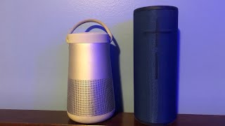 Megaboom 3 vs Bose Soundlink Revolve Plus Sound Battle [upl. by Aninaig878]