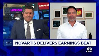 Novartis CEO Heres why we boosted our fullyear guidance [upl. by Kosel410]