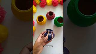 Diy Matki Decoration😍 youtubeshorts monikakraftyarts handmade youtubepartner MonikaKraftyArts [upl. by Vijar]