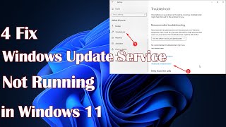 Windows Update Service Not Running on Windows 11  4 Fix [upl. by Toffey692]