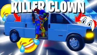 I BECAME A KILLER CLOWN IN ROBLOX CALI SHOOTOUT [upl. by Nonahs]