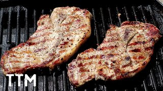 Grilled Pork Steak  Easy Cooking [upl. by Timmy]