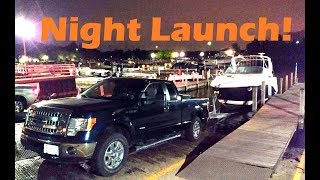 Launching 10k LB Boat with F150 EB [upl. by Demodena999]