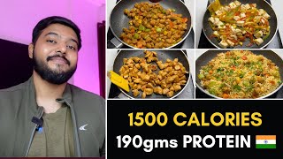 Easy 1500 Calorie Diet with 190gms of protein [upl. by Giacobo539]