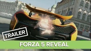 Forza 5 Trailer at Xbox One Reveal Event  Forza 5 on Xbox One McLaren P1 [upl. by Sekofski]