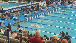 Berkoff Takes 100 Back With 487  Womens 100 Back A Final  2024 ACC Championships [upl. by Tevlev875]