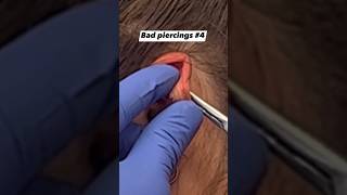 Ear piercings Bad piercings part 4 [upl. by Audre]