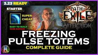 PoE 323 FREEZING PULSE TOTEM BUILD  COMPLETE GUIDE  HIEROPHANT  AFFLICTION LEAGUE  POE BUILDS [upl. by Ennaeerb271]