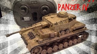 Tamiya 135 Panzer IV RC Tank Reveal amp Test Drive [upl. by Tiduj]