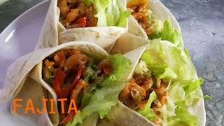 อาหารเม็กซิกัน Fajita  How to make easy Fajita [upl. by Conner860]