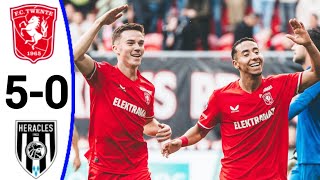 Twente vs Heracles 50 All Goals and Extended Highlights [upl. by Schouten894]