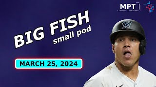 Final 2024 Marlins Opening Day Roster Projection  Big Fish Small Pod [upl. by Heinrike]