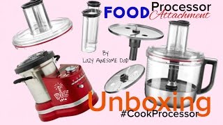 KitchenAid cook processor ARTISAN  Unboxing the FOOD PROCESSOR ATTACHMENT KIT [upl. by Eniamraj]