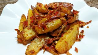 CARA MEMBUAT KENTANG BALADO YANG MUDAH DAN SEDAP [upl. by Ennad103]