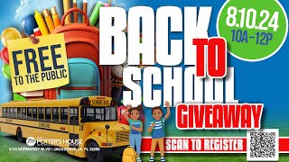 TPHJax LIVE  Back To School Giveaway [upl. by Wilinski352]