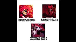 DREAM ON Nifty Alastor Rosie hazbinhotel shorts [upl. by Clarice996]