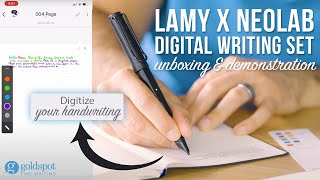 Lamy X Neolab Ncode Digital Writing Set Unboxing Demo and Giveaway [upl. by Noslen]