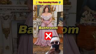 How did the queens of old go to the bathroom😱 shorts ytshorts facts [upl. by Meil377]