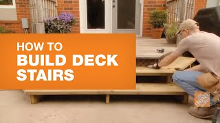 How To Build Stairs To A Deck The Easy Way [upl. by Olegnaleahcim]