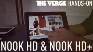 Barnes amp Noble Nook HD and HD handson [upl. by Ellimahs]