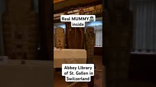 Abbey Library of St Gallen in Switzerland with real MUMMY inside switzerland stgallen [upl. by Westland333]